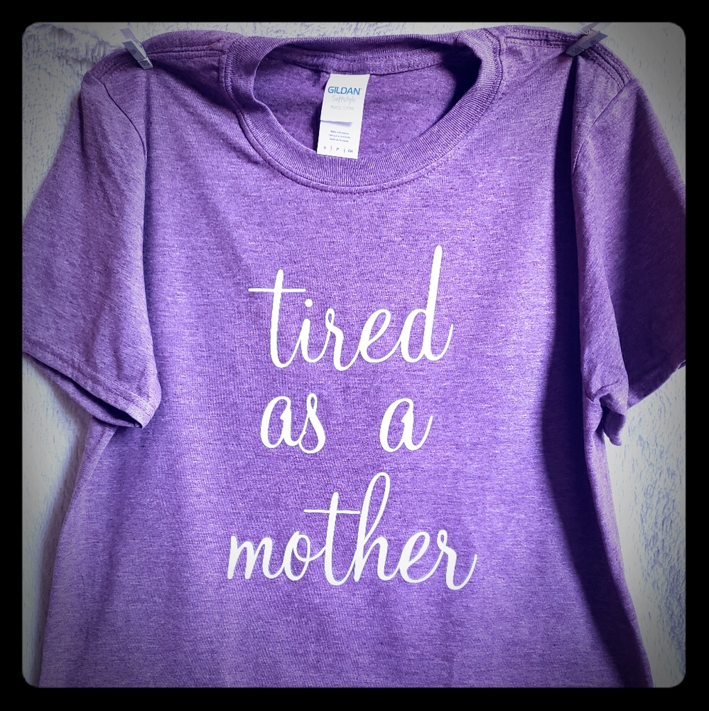 Tired as a Mother Crop Top